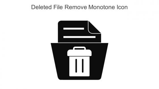 Deleted File Remove Monotone Icon In Powerpoint Pptx Png And Editable Eps Format