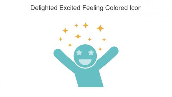 Delighted Excited Feeling Colored Icon In Powerpoint Pptx Png And Editable Eps Format