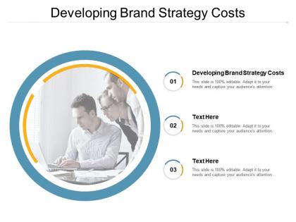 Developing brand strategy costs ppt powerpoint presentation icon graphics design cpb