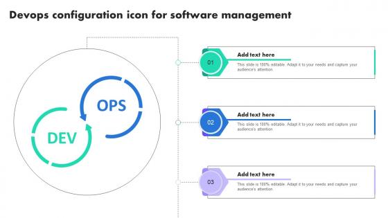 DevOps Configuration Icon For Software Management