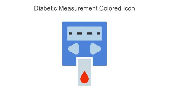 Diabetic Measurement Colored Icon In Powerpoint Pptx Png And Editable Eps Format