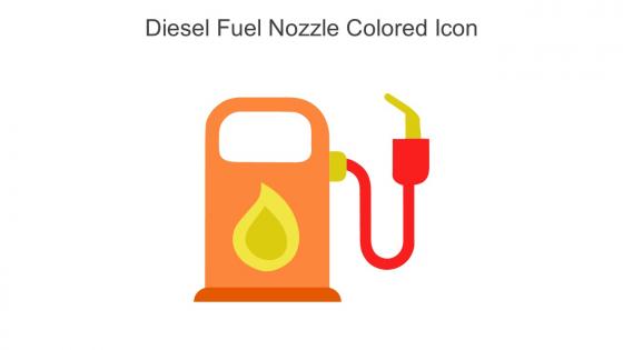 Diesel Fuel Nozzle Colored Icon In Powerpoint Pptx Png And Editable Eps Format