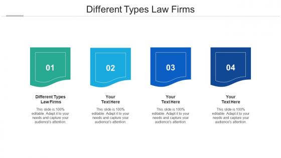 Different types law firms ppt powerpoint presentation icon elements cpb
