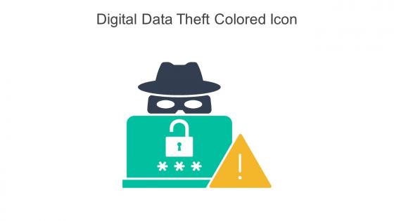 Digital Data Theft Colored Icon In Powerpoint Pptx Png And Editable Eps Format