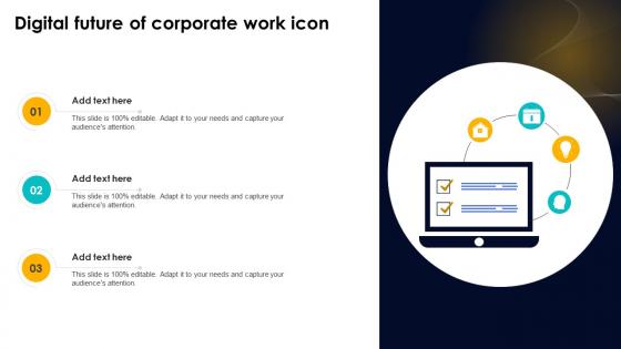 Digital Future Of Corporate Work Icon
