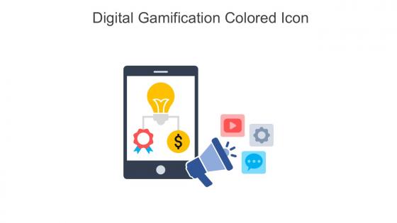 Digital Gamification Colored Icon In Powerpoint Pptx Png And Editable Eps Format