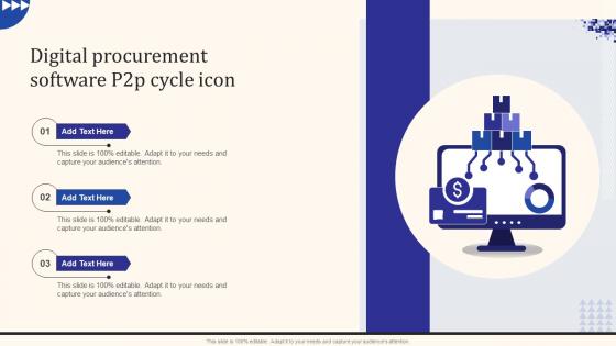 Digital Procurement Software P2p Cycle Icon