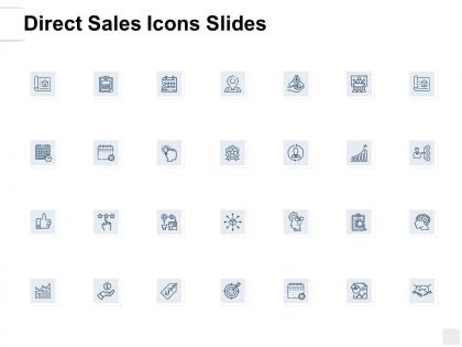 Direct sales icons slides a130 ppt powerpoint presentation icon ideas