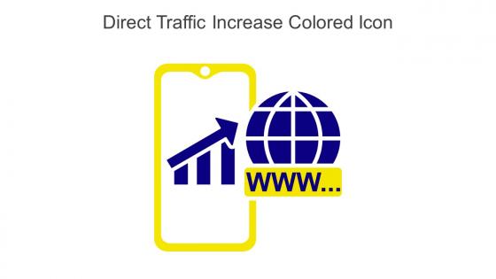 Direct Traffic Increase Colored Icon In Powerpoint Pptx Png And Editable Eps Format