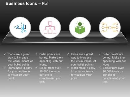 Discount flow chart organizational chart think outside the box ppt icons graphics