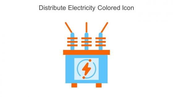 Distribute Electricity Colored Icon In Powerpoint Pptx Png And Editable Eps Format