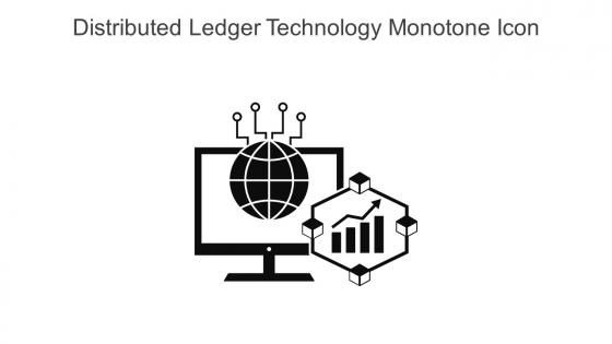 Distributed Ledger Technology Monotone Icon In Powerpoint Pptx Png And Editable Eps Format