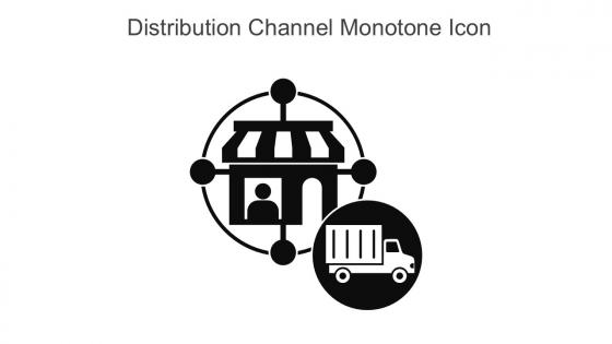 Distribution Channel Monotone Icon In Powerpoint Pptx Png And Editable Eps Format