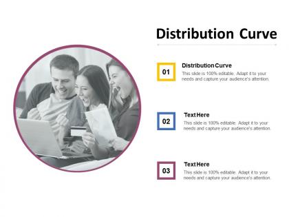 Distribution curve ppt powerpoint presentation icon skills cpb