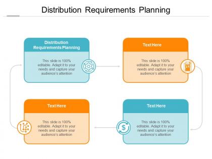 Distribution requirements planning ppt powerpoint presentation icon layout cpb