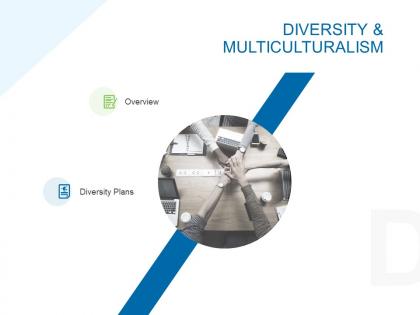 Diversity and multiculturalism ppt powerpoint presentation icon design
