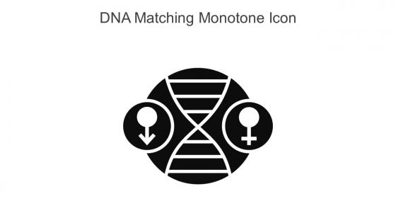 DNA Matching Monotone Icon In Powerpoint Pptx Png And Editable Eps Format