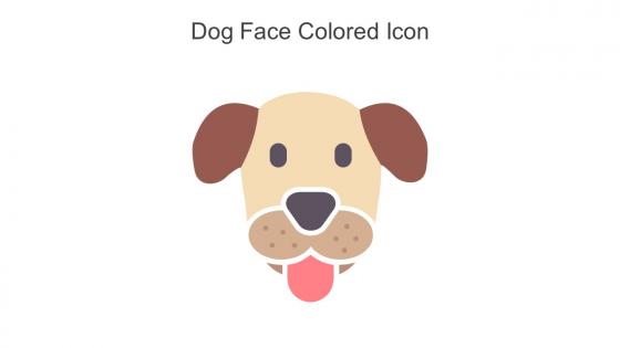 Dog Face Colored Icon In Powerpoint Pptx Png And Editable Eps Format