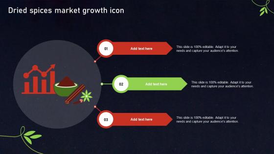Dried Spices Market Growth Icon