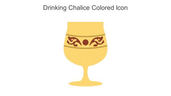 Drinking Chalice Colored Icon In Powerpoint Pptx Png And Editable Eps Format