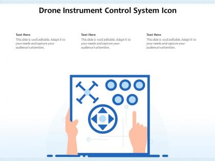 Drone instrument control system icon