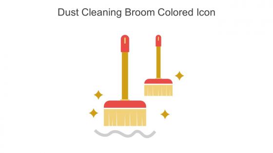 Dust Cleaning Broom Colored Icon In Powerpoint Pptx Png And Editable Eps Format