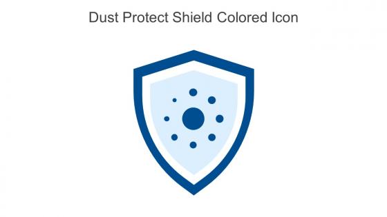 Dust Protect Shield Colored Icon In Powerpoint Pptx Png And Editable Eps Format