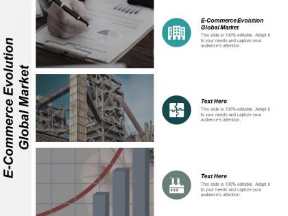 E commerce evolution global market ppt powerpoint presentation icon summary cpb