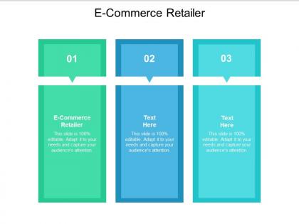 E commerce retailer ppt powerpoint presentation icon outline cpb