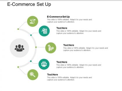 E commerce set up ppt powerpoint presentation icon design ideas cpb