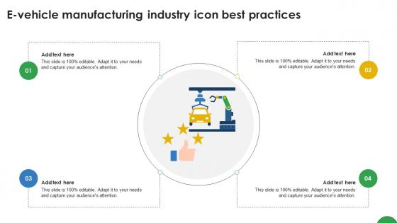 E Vehicle Manufacturing Industry Icon Best Practices