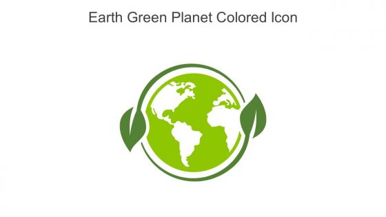 Earth Green Planet Colored Icon In Powerpoint Pptx Png And Editable Eps Format