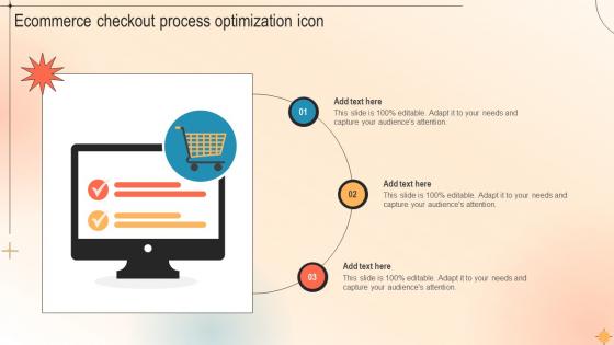 Ecommerce Checkout Process Optimization Icon