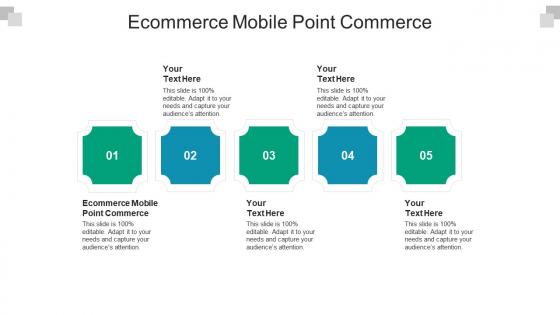 Ecommerce mobile point commerce ppt powerpoint presentation icon styles cpb