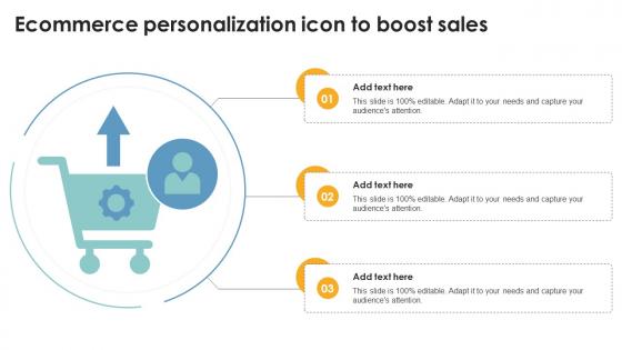 Ecommerce Personalization Icon To Boost Sales