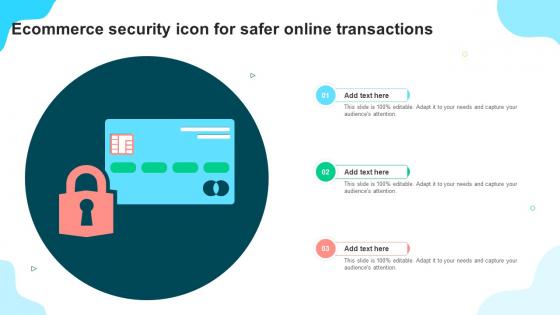 Ecommerce Security Icon For Safer Online Transactions