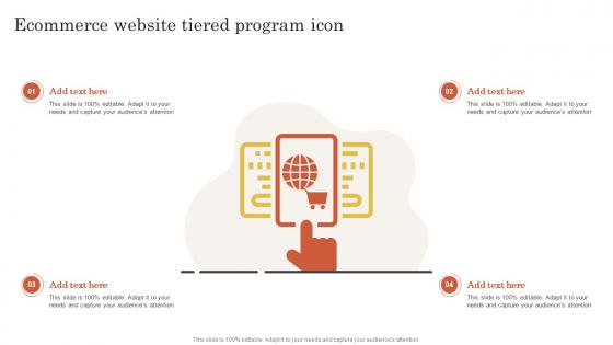 Ecommerce Website Tiered Program Icon
