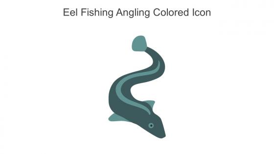 Eel Fishing Angling Colored Icon In Powerpoint Pptx Png And Editable Eps Format