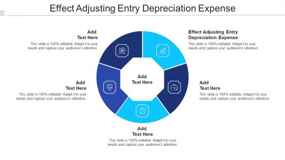 Effect Adjusting Entry Depreciation Expense Ppt Powerpoint Presentation Icon Slides Cpb