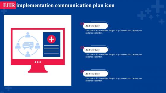 EHR Implementation Communication Plan Icon
