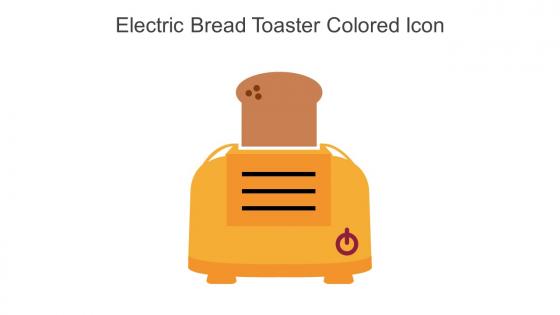 Electric Bread Toaster Colored Icon In Powerpoint Pptx Png And Editable Eps Format