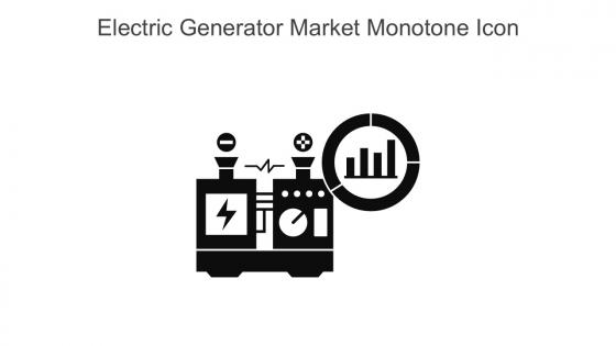 Electric Generator Market Monotone Icon In Powerpoint Pptx Png And Editable Eps Format