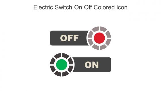 Electric Switch On Off Colored Icon In Powerpoint Pptx Png And Editable Eps Format