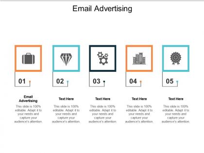 Email advertising ppt powerpoint presentation icon deck cpb