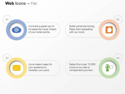 Email cloud computing wearable technology ppt icons graphics