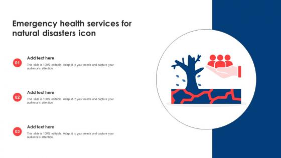 Emergency Health Services For Natural Disasters Icon