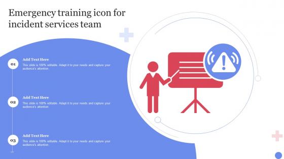 Emergency Training Icon For Incident Services Team