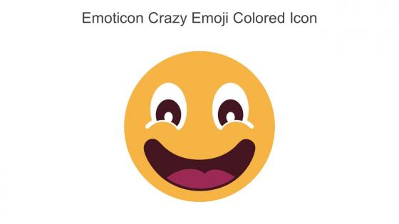Emoticon Crazy Emoji Colored Icon In Powerpoint Pptx Png And Editable Eps Format