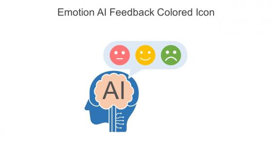 Emotion AI Feedback Colored Icon In Powerpoint Pptx Png And Editable Eps Format