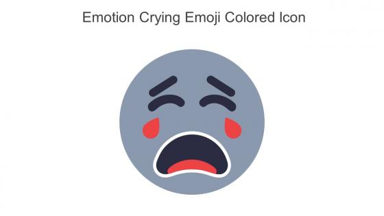 Emotion Crying Emoji Colored Icon In Powerpoint Pptx Png And Editable Eps Format
